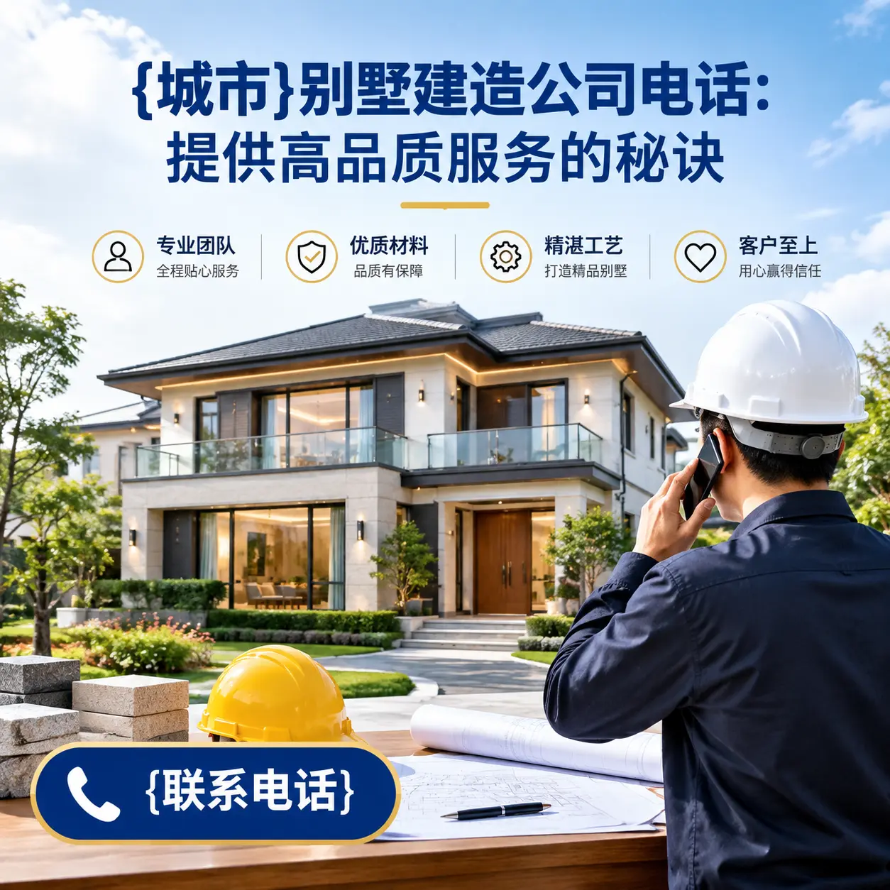 万山别墅建造公司电话:提供高品质服务的秘诀