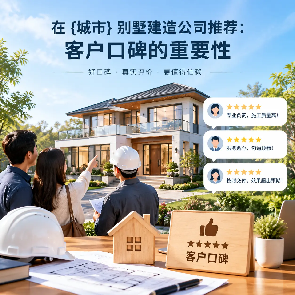 在 万山 别墅建造公司推荐：客户口碑的重要性