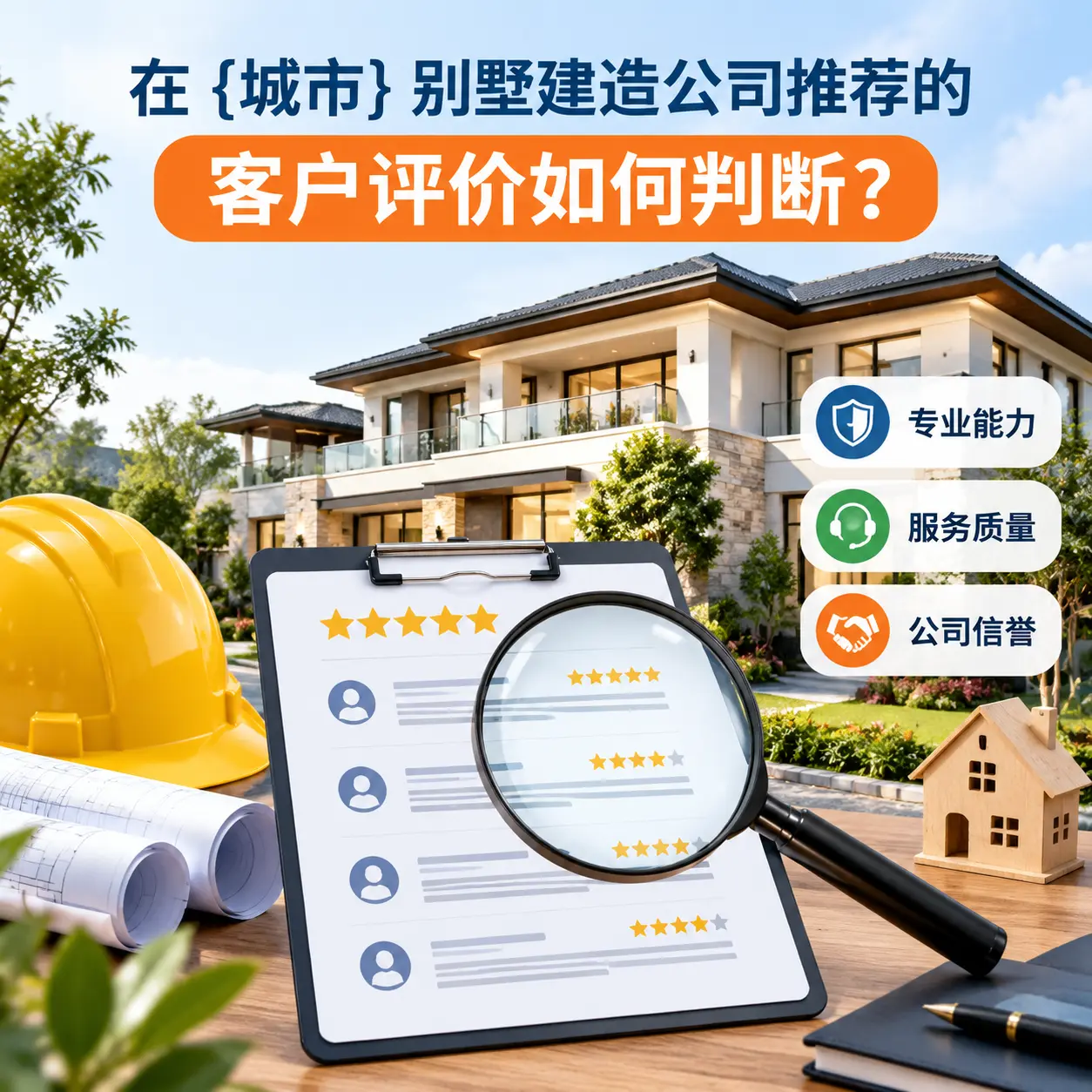 在 万山 别墅建造公司推荐的客户评价如何判断?