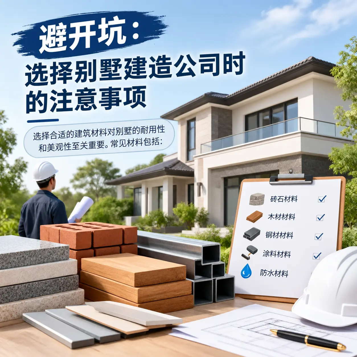 避开坑:选择 万山 别墅建造公司时的注意事项