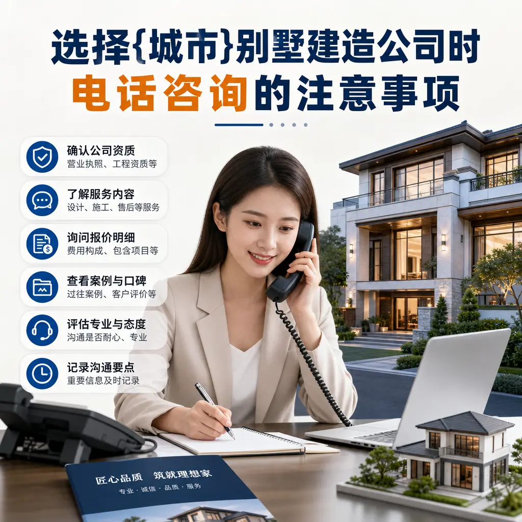 选择万山别墅建造公司时,电话咨询的注意事项